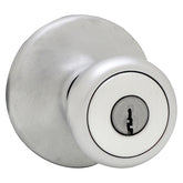Kwikset 400M26DCPRFLK6 Keyed Entry Knob, Satin Chrome